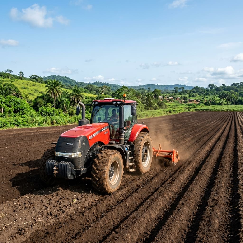 Modern Farming Equipment in Action